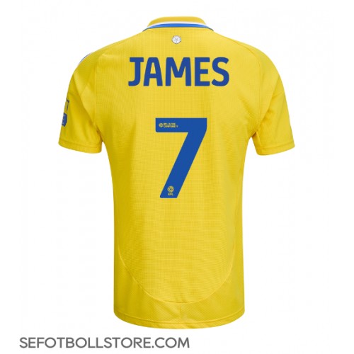 Leeds United Daniel James #7 Replika Bortatröja 2024-25 Kortärmad